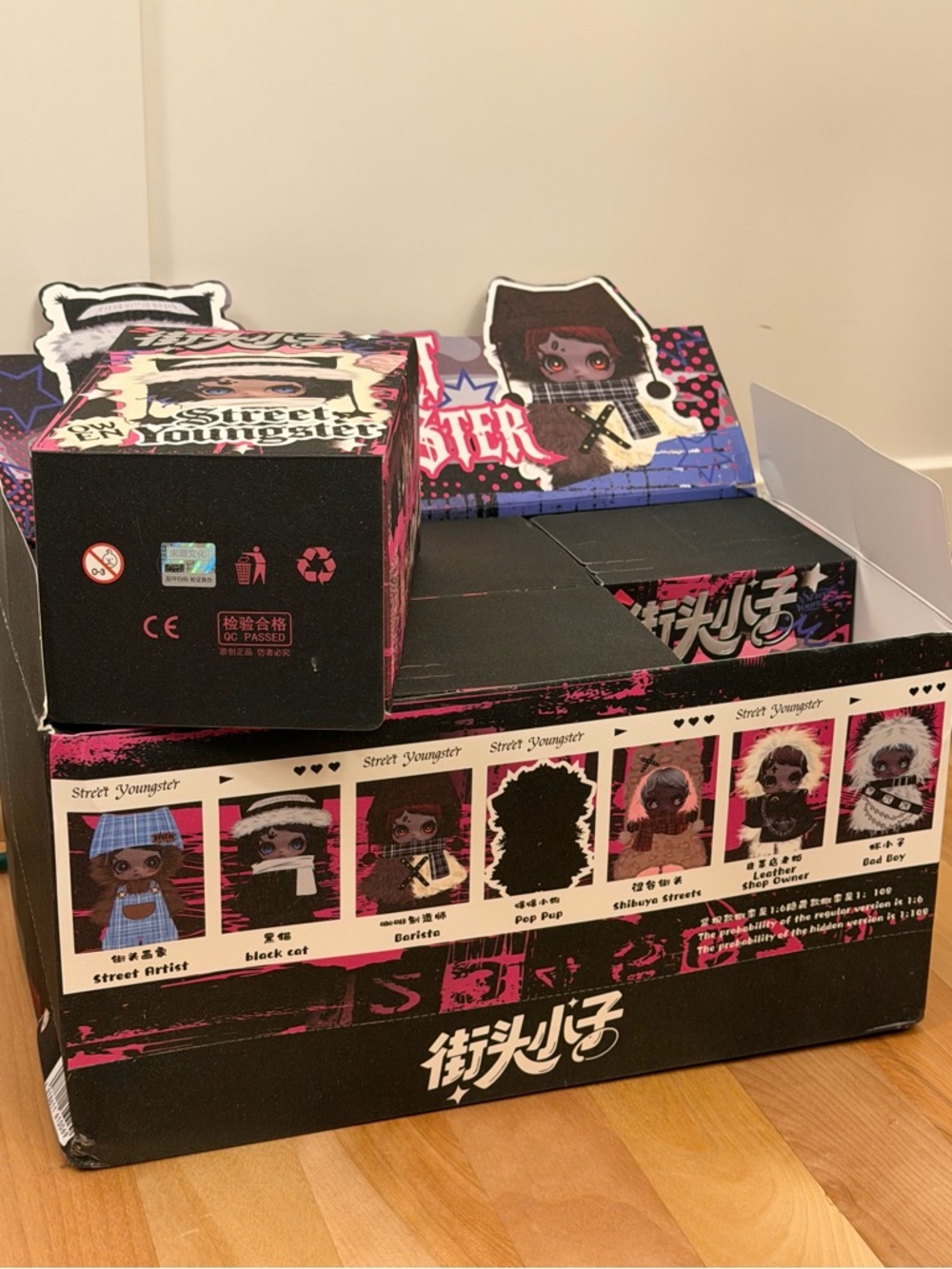 NIB Owen street youngster ‘Black Cat.’ 
Skullpanda like doll, dual (moving) eyes - Picture 12 of 12